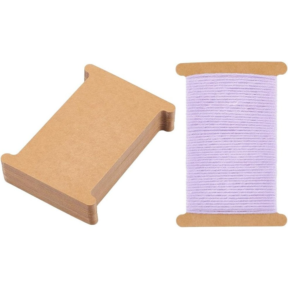 Organza Ribbon Spool - 50pcs Ribbon Storage Organizer Cardboard Ribbon
