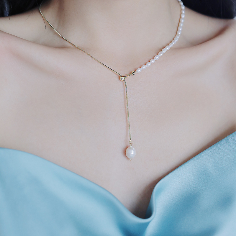 100% Natural Freshwater Pearl  - огляд і ціна Pearl Trim Chain
