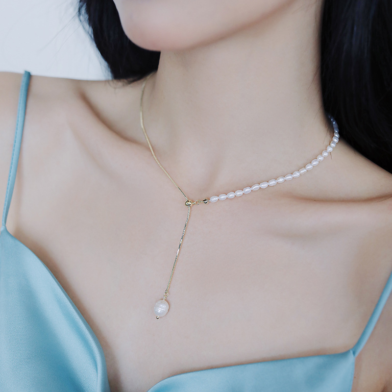 100% Natural Freshwater Pearl  - огляд і ціна Pearl Trim Chain